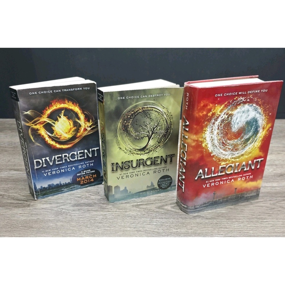 Divergent‎ Series By Veronica Roth - Books 1, 2, And 3 - Get Your Faction On!!